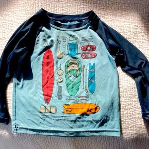 Patagonia capilene toddler shirt, size 2T